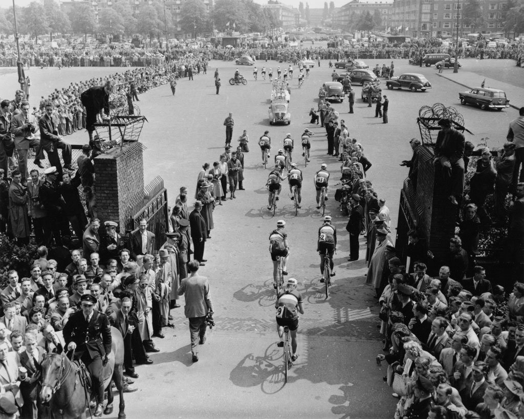 The peloton of Tour de France is rolling out in Amsterdam, when the Tour de France started abroad for the very first time in 1954